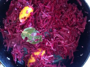 Homemade beetroot relish