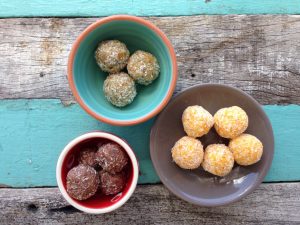 coconut apricot balls