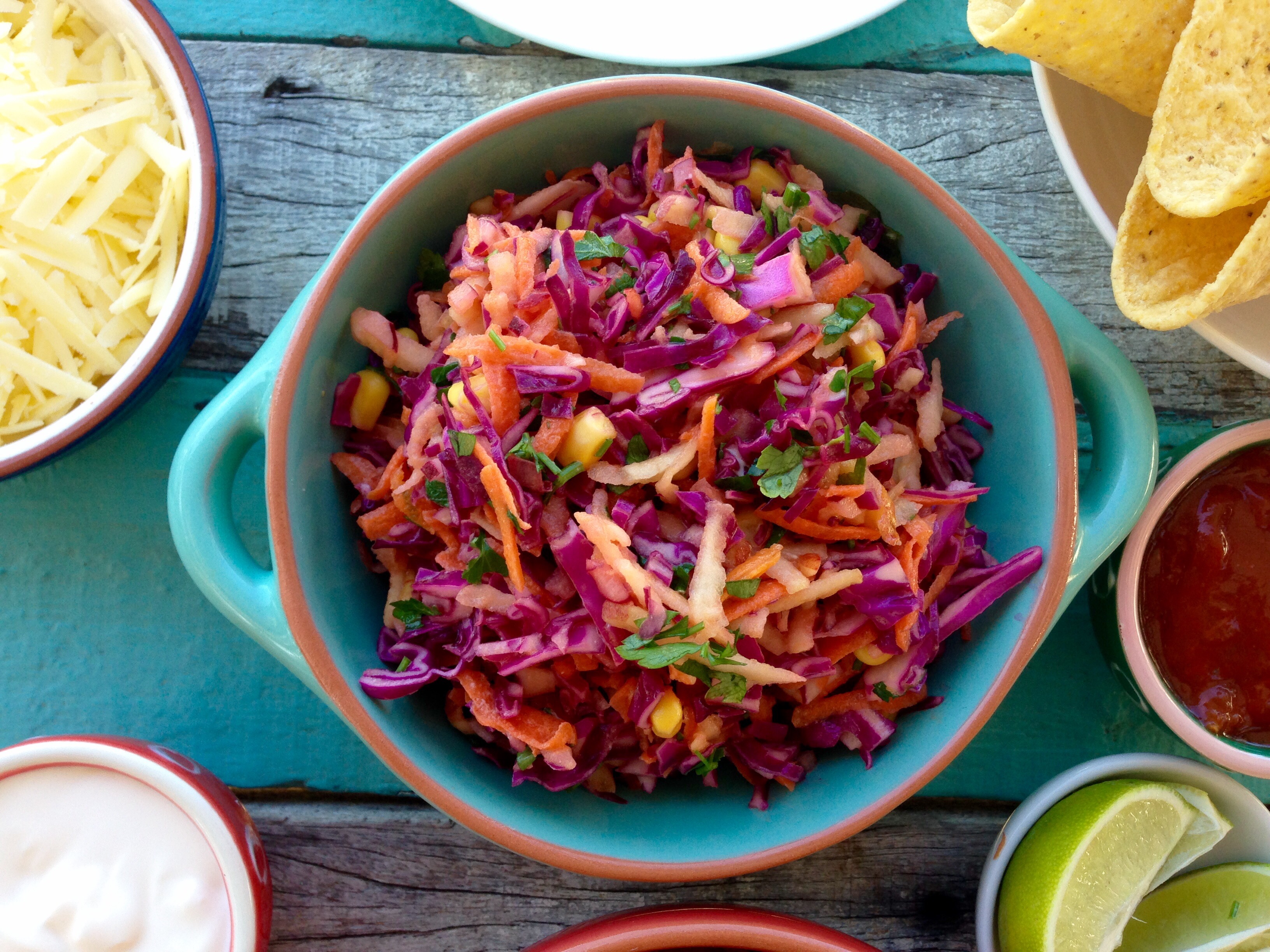 Red Cabbage & Apple Slaw