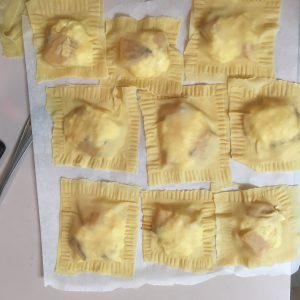 Home made ravioli