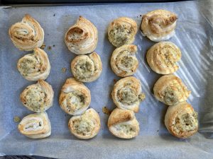 Pinwheels puff pastry