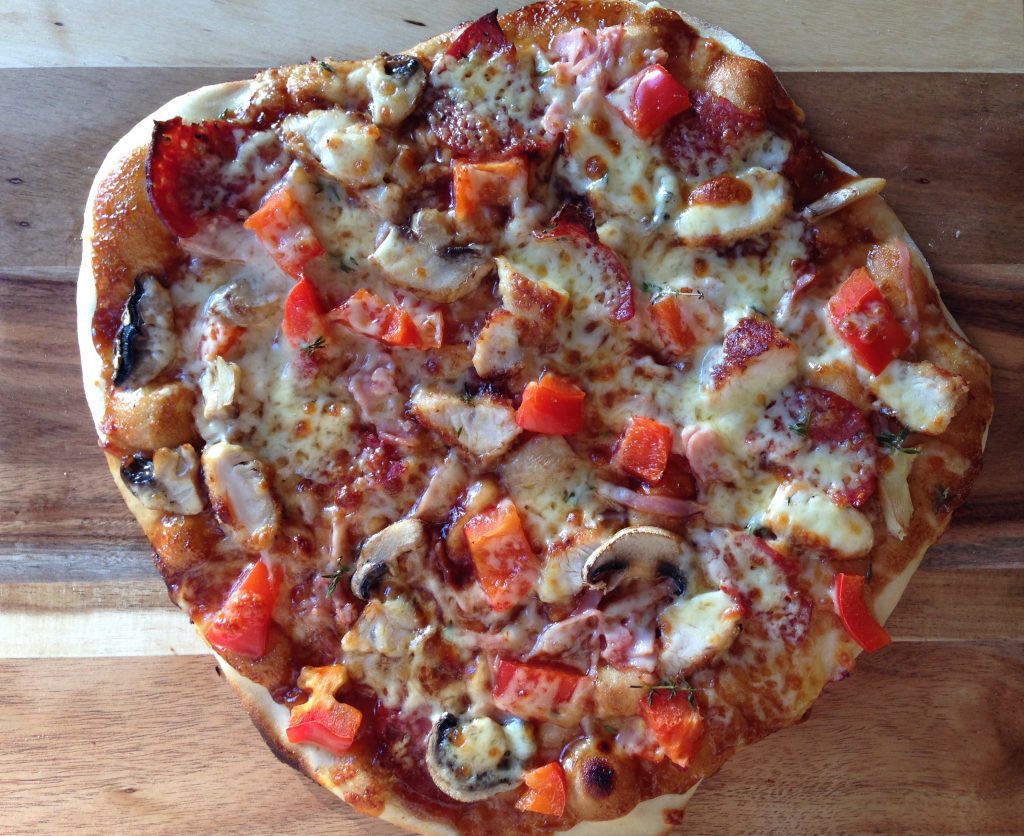 BBQ meat lovers Pizza Carly's Recipe