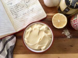 Homemade mayonnaise
