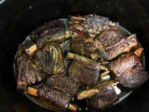 slow cooked asian sticky ribs
