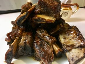 Asian ribs slow cooked