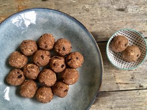 cranberry almond bliss balls